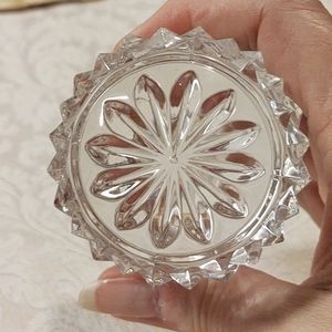 Crystal wine bottle stopper